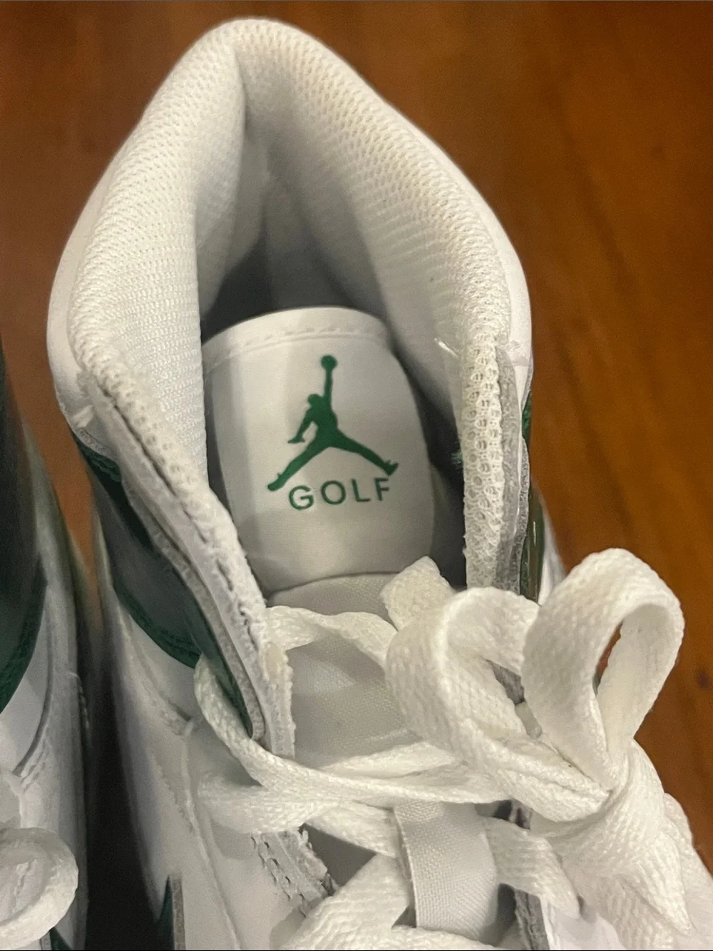 Nike Air Jordan 1 Golf Shoes Sneakers new white green DQ0660 130 Mens Size 10.5